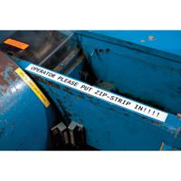 m4c-500-595-wt-bk Brady B-595 on Black on White Label, 12.70 mm Width