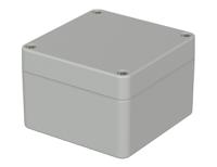 02210094 Bopla Euromas Series Light Grey Polycarbonate V0 Enclosure, IP66, IK07, Light Grey Lid, 82 x 80 x 55mm
