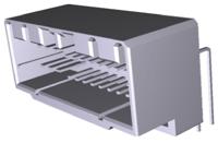 178762-1 TE Connectivity, MULTILOCK 040/070 Female Connector Housing, 26 Way, 2 Row Right Angle