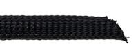 170-11200-hegp12-pet-bk HellermannTyton Expandable Braided PET Black Cable Sleeve, 12mm Diameter, 100m Length, Helagaine HEGP Series