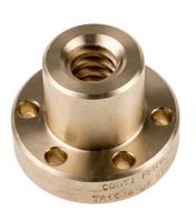 862-5332 RS PRO Flanged Round Nut For Lead Screw, For Shaft Dia. 16mm