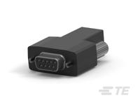 1658655-1 TE Connectivity 9 Way Cable Mount D-sub Connector Plug