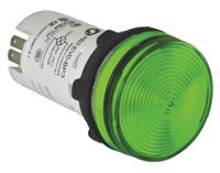 xb7ev03mp3 Schneider Electric, Harmony XB7, Panel Mount Green LED Pilot Light, 22mm Cutout, IP20, IP65, Round, 230 → 240V ac