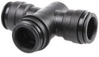 pmtt22e JG Speedfit Plastic Pipe Fitting, 90° Push Fit Water Trap Tee, 22mm