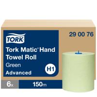 290076 Tork Matic Rolled Green Paper Towel, 190 x 190mm, 2-Ply, 625 Sheets