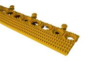 221-7917 RS PRO Yellow Anti-slip Tile PVC Tile, Holes Finish 500mm x 60mm x 16mm