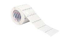 596-09320-tag9td3-323-clwh HellermannTyton Helatag 323 Transparent/White Cable Labels, 25.4mm Width, 57.1mm Height, 1000 Qty