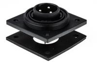 px0765p Bulgin Circular Connector, 3 Contacts, Flange, Standard Connector, Plug, Male, IP68, Standard Buccaneer Series