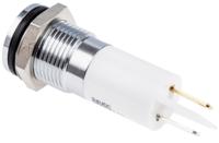 848-4649 RS PRO Orange Panel Mount Indicator, 220V ac, 14mm Mounting Hole Size, Faston, Solder Lug Termination, IP67