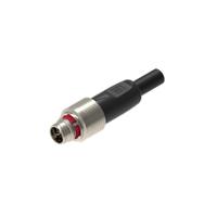 935300001-pp12mmssv8x04780100 Lumberg Automation Industrial Circular Connector Cordset, 8 Contacts, Cable, M12 Connector, Plug, Male, IP67, IP65, M12