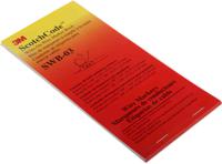 swb-03 3M SWB -03 Adhesive Cable Marker Book, White, 8 → 15mm Cable, SWB-03
