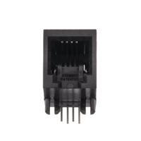 ss-6444-nf Bel-Stewart SS-64 Series Female RJ22 Connector, Through Hole Right Angle 4P4C -Way