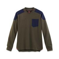 17overno1478tm Parade Khaki Polyester Long Sleeve T-Shirt, UK- M, EUR- M
