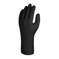 skg00630b Skytec TX630 Black Powder-Free Nitrile Disposable Gloves, Size L, 100 per Pack