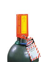 p606 ABUS Red Polypropylene Lockout Device, 9mm Shackle