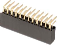 613016243121 Wurth Elektronik WR-PHD Series Right Angle Through Hole Mount PCB Socket, 16-Contact, 2-Row, 2.54mm Pitch, Solder
