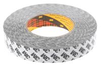 9086-25mmx50m 3M 9086 Translucent Double Sided Paper Tape, 0.19mm Thick, 16 N/cm, Paper Backing, 25mm x 50m