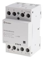 224402304310 Finder 22 Contactor, 240 V ac Coil, 4-Pole, 40 A, 6 VA, 4 NO, 480V ac, 400 V ac
