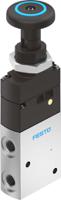 vhef-ptc-m32-m-g18 Festo Push Button 3/2 Pneumatic Manual Control Valve VHEF Series, G 1/8, 1/8in, 5299705