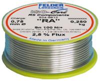 551894072037 Felder Lottechnik Wire, 0.75mm Lead Free Solder, 227°C Melting Point