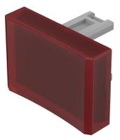 31-9042 EAO Red Rectangular Push Button Lens for Use with Push Button