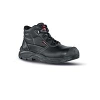 rr10443-41 UPower TEXAS Black Composite Toe Capped Unisex Ankle Safety Boots, UK 7, EU 41