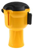 skipper01-yrw Skipper Red & White Retractable Barrier, 9m, Red, White Tape