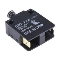 d2d-1002 Omron Door Micro Switch, Plunger, SPST 16 A @ 250 V ac, -25 → +85°C