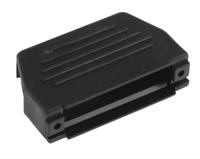ds25s MH Connectors MHED Series Thermoplastic Angled, Straight D Sub Backshell, 25 Way, Strain Relief