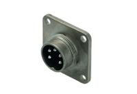 c09131s0061002 Amphenol Industrial, C091 6 Pole M16 Din, DIN EN 61076-2-106, 7A, 300 V IP67, Screw Coupling, Male, Panel Mount