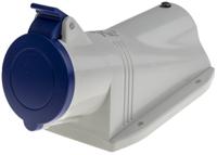 5133253 Scame IP44 Blue Wall Mount 2P + E Right Angle Industrial Power Socket, Rated At 32A, 230 V