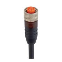 105729 Lumberg Automation Female 12 way Cordset, Single Ended to Sensor Actuator Cable, 2 m