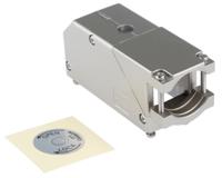 dl2 ITT Cannon DL, DLM Series Aluminium Right Angle D Sub Backshell, 96 Way, Strain Relief