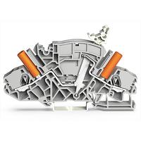 2007-8811 WAGO  TOPJOB S Series Grey, 6mm², 1-Level, Push-In Cage Clamp Termination