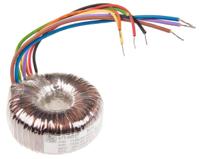 671-9072 RS PRO 115 V ac, 230 V ac, 2 x 15V ac Toroidal Transformer, 30VA 2 Output