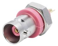 j01001c0043 Telegartner, Jack Panel Mount BNC Connector, 50Ω, Solder Termination, Straight Body