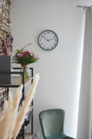 11360 Orium Green Analog Wall Clock, 30cm Diameter