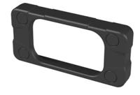 195-1531 RS PRO Black ABS Instrument Case, 43.30x26.50mm