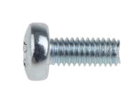 560-681 RS PRO Pozidriv M4 Pan Steel Machine Screws DIN 7985Z x 10.0mm