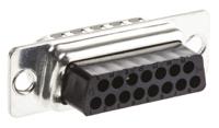 167293-1 TE Connectivity Amplimite HDP-20 15 Way Cable Mount D-sub Connector Plug