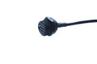 231-7886 RS PRO Straight, Panel Mount, Socket- Single Port Type A 3.0 IP67 Type A USB Connector