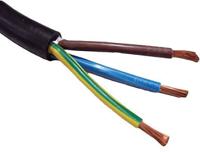 201-2211 RS PRO 16/2/3A Data Cable, 3 Cores, 0.5 mm² 20 AWG, Unscreened, 100 m, Black Polyvinyl Chloride Sheath