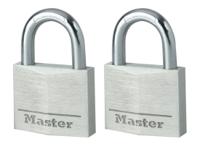 9140eurt Master Lock Padlock Weatherproof Aluminium Padlock, Keyed Alike, 6mm Shackle, 40mm Body