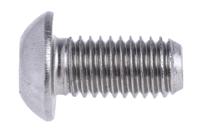 185-5794 RS PRO Stainless Steel Hex Socket Button Screw, ISO 7380, M8 x 16mm