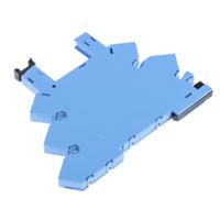 93517024 Finder 93 5 Pin 12V dc DIN Rail Relay Socket, for use with 34.51 Series Relay