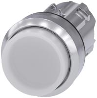 3su1051-0bb60-0aa0 Siemens SIRIUS ACT 3SU10 Series White Momentary Push Button Head, 22mm Cutout, IP66, IP67, IP69K