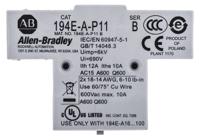 194e-a-p11 Allen Bradley Auxiliary Contact, 2 Contact, 1NC + 1NO, Side Mount 194