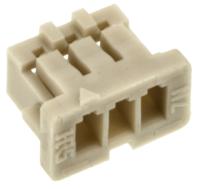 df13-3s-125c Hirose, DF13 Female Connector Housing, 1.25mm Pitch, 3 Way, 1 Row