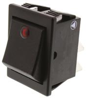 c1553plnaab Arcolectric (Bulgin) Ltd DPST, On-Off Rocker Switch Panel Mount