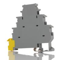 3011038 Phoenix Contact DLKB 2.5-PE Series Feed Through Terminal Block, 2.5mm², Screw Termination